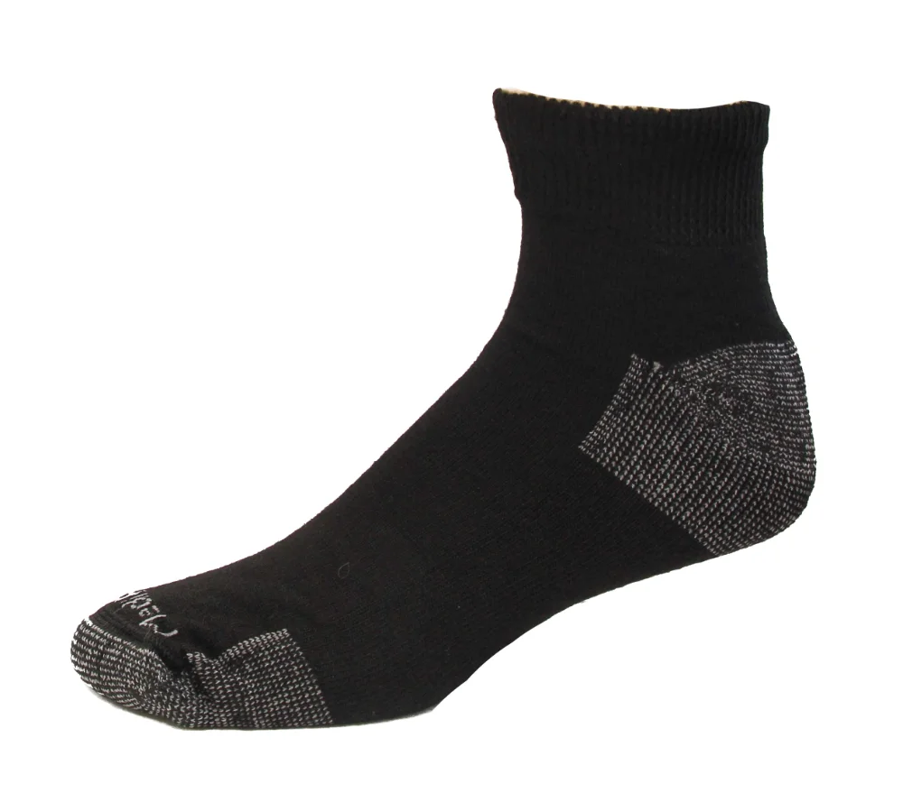 MediPeds NanoGLIDE non-binding quarter socks