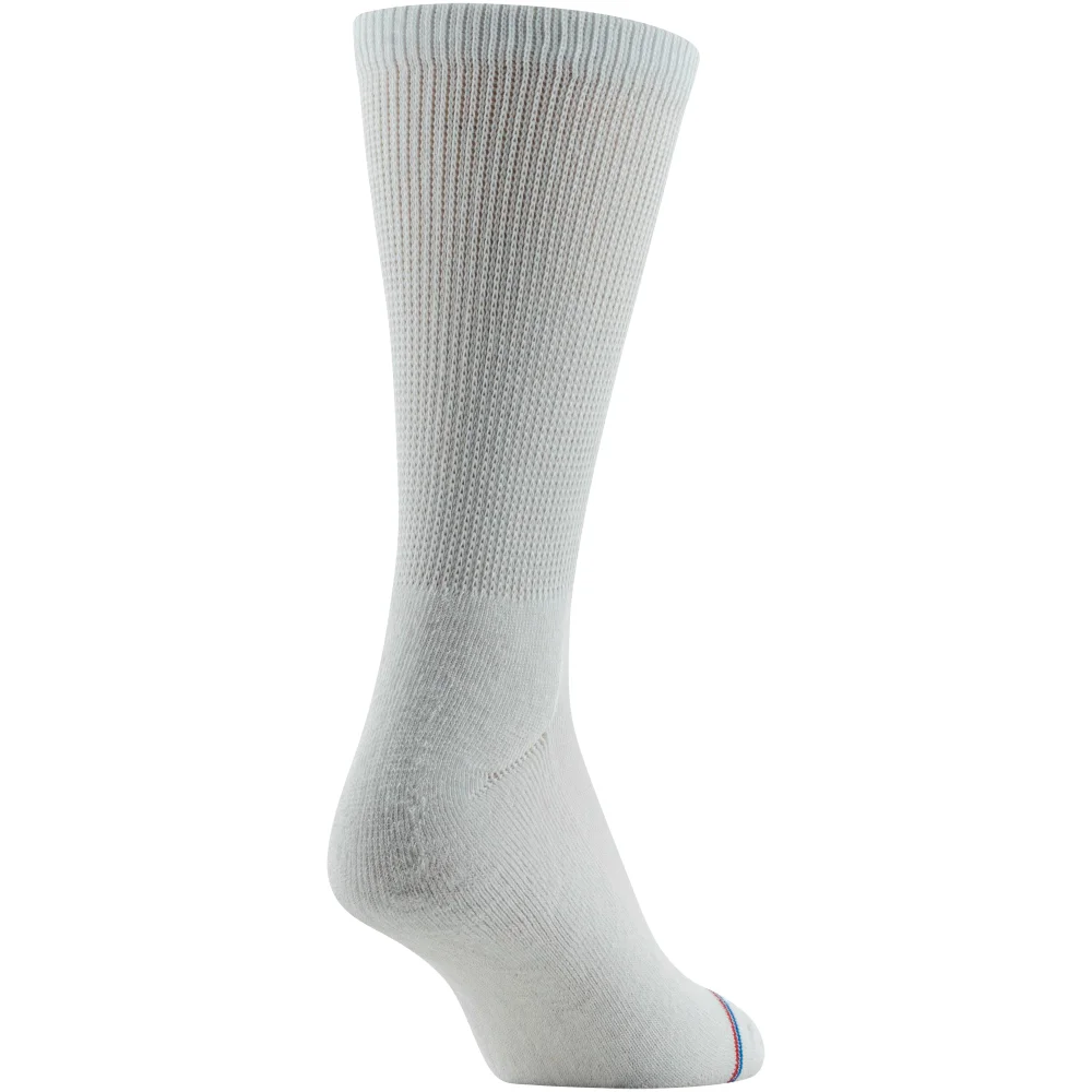 MediPeds Non-binding crew socks with cushion, 4 shoe sizes, view 4