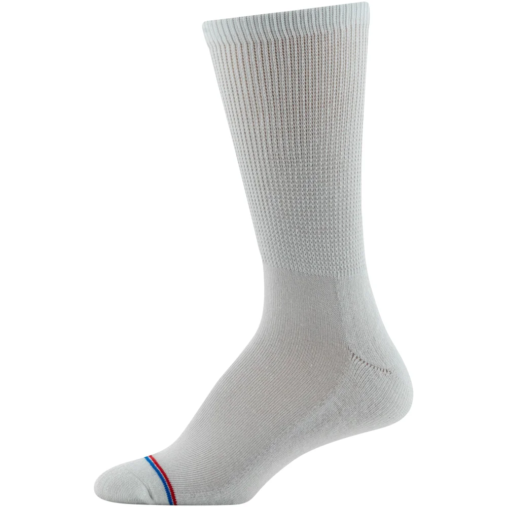 MediPeds Non-binding crew socks with cushion, 4 shoe sizes, view 3
