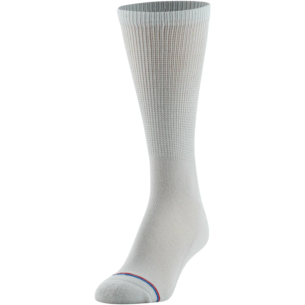 MediPeds Non-binding crew socks with cushion, 4 shoe sizes, view 2