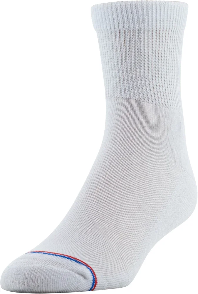 MediPeds Non-binding quarter socks with cushion, Shoe 9-11, view 2