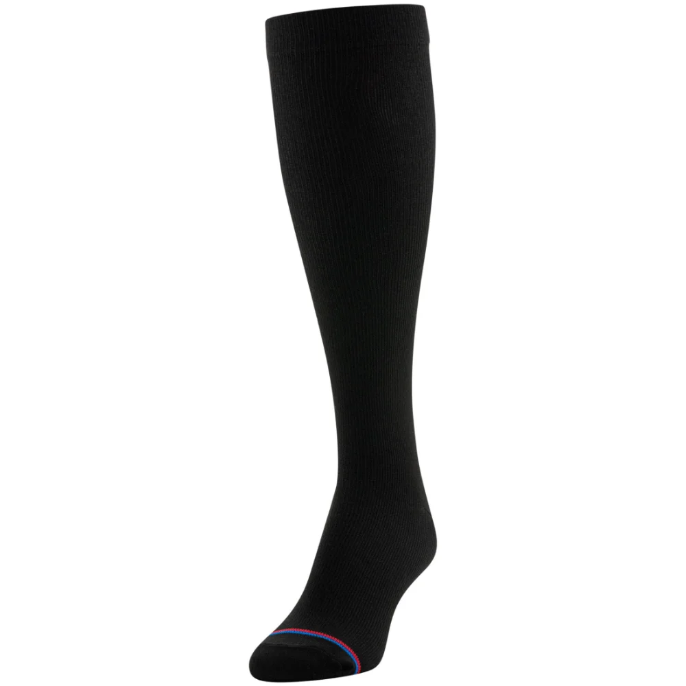 MediPeds Over-the-calf mild compression socks, in black, view 2