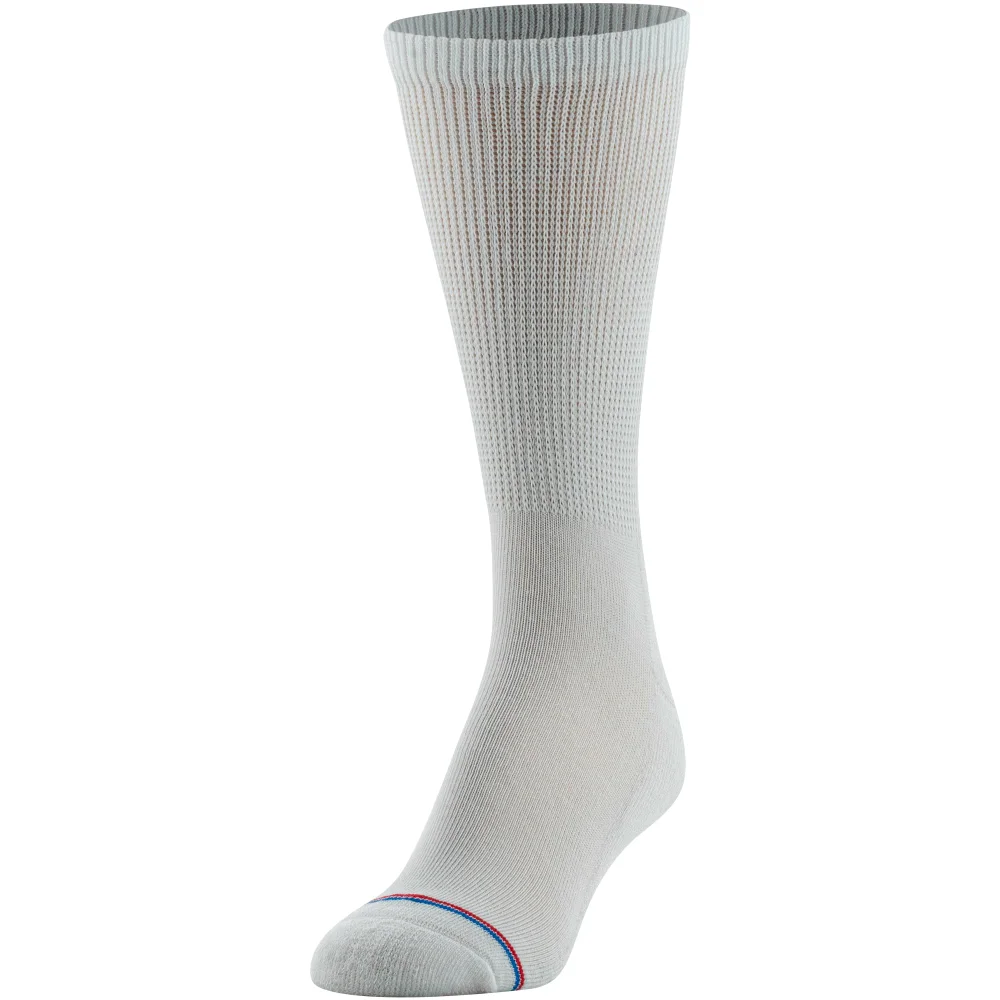 MediPeds Extra wide non-binding crew socks with cushion, view 2