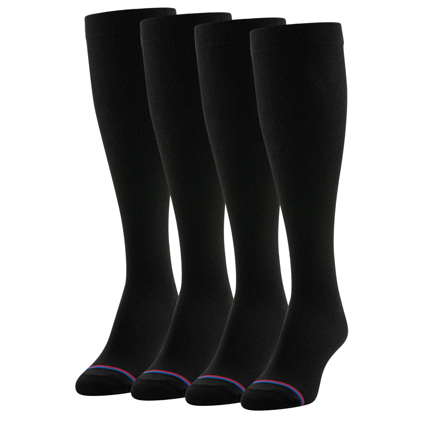 MediPeds Over-the-calf mild compression socks, in black