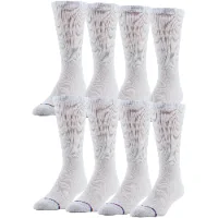 White, 8 pairs, Men 6-9 / Women 7-10