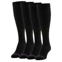 Black, 4 pairs, Men 7-12 / Women 10-13